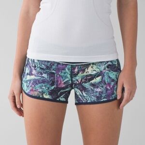 Lululemon Speed Shorts Running Iridescent Navy 4